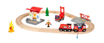 Rescue Firefighter Railway Set
