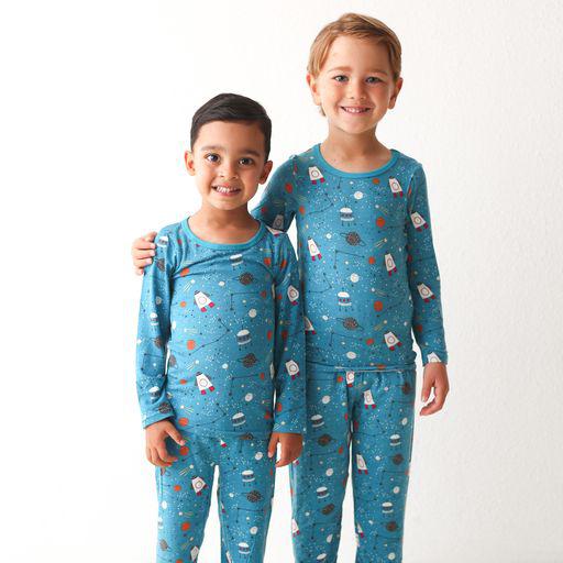 Outer Space Pajama-Pajamas-Bestaroo-2T-bluebird baby & kids