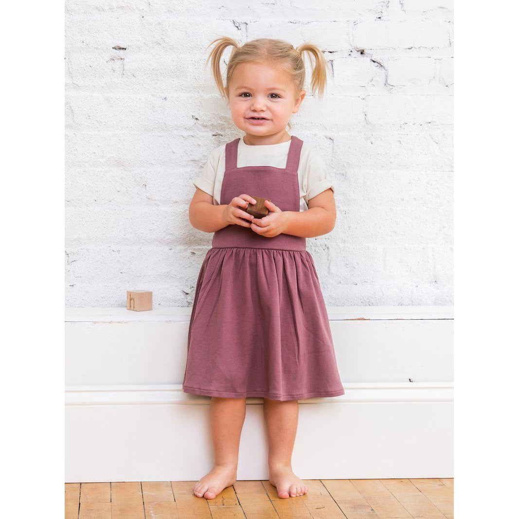 Jolie Jumper - Berry-Dresses-Colored Organics-3-6 M-bluebird baby & kids
