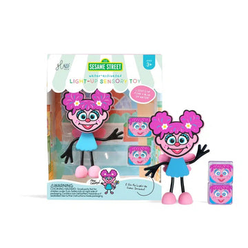 Abby Cadabby Sesame Street GloPal Character + 2 cubes-Bath Toys-GloPals-bluebird baby & kids
