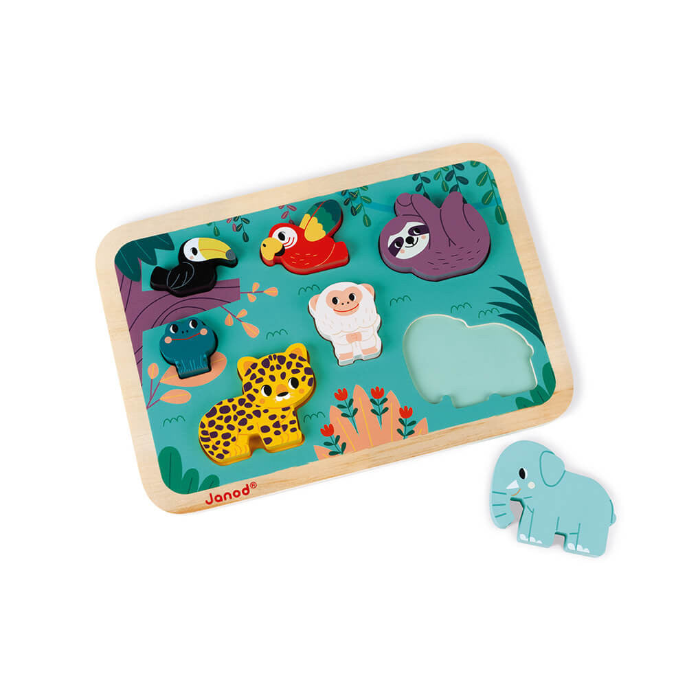 Chunky Puzzle - Jungle Animals – Bluebird Baby & Toys