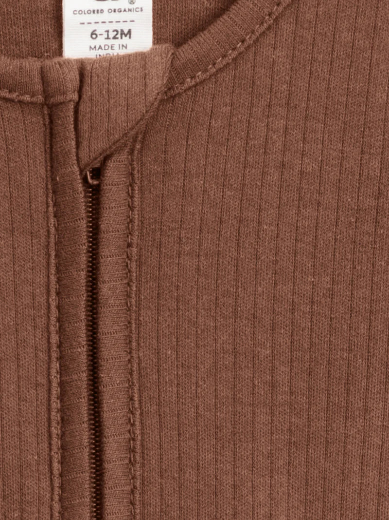 Ribbed Zipper Sleeper