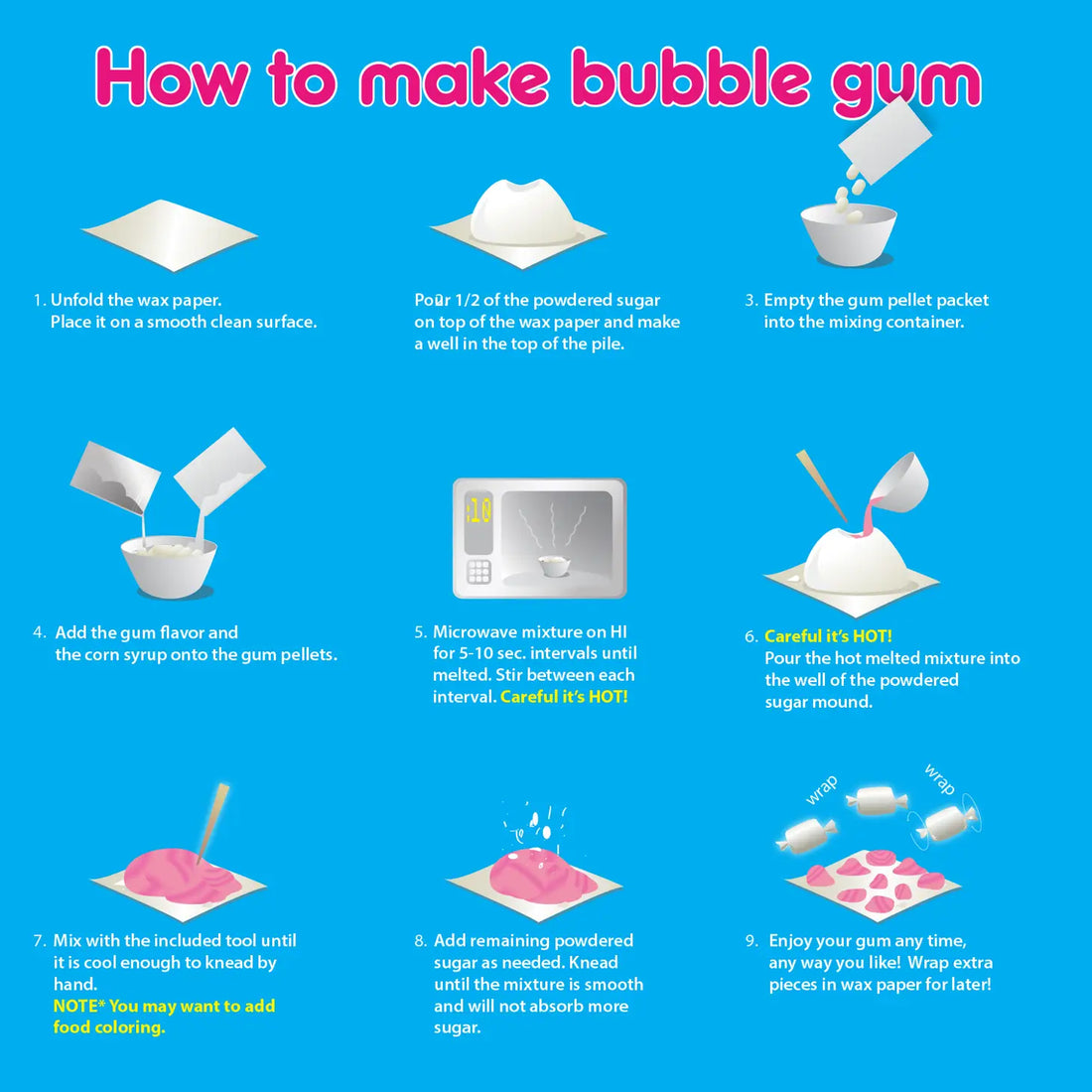 Bubble Gum Science Kit