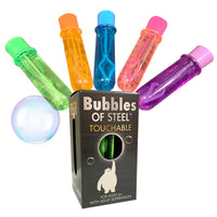 Bubbles of Steel: Touchable and Heroic bubbles