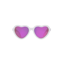Heartshaped Polarized Sunglasses with Mirrored Lenses