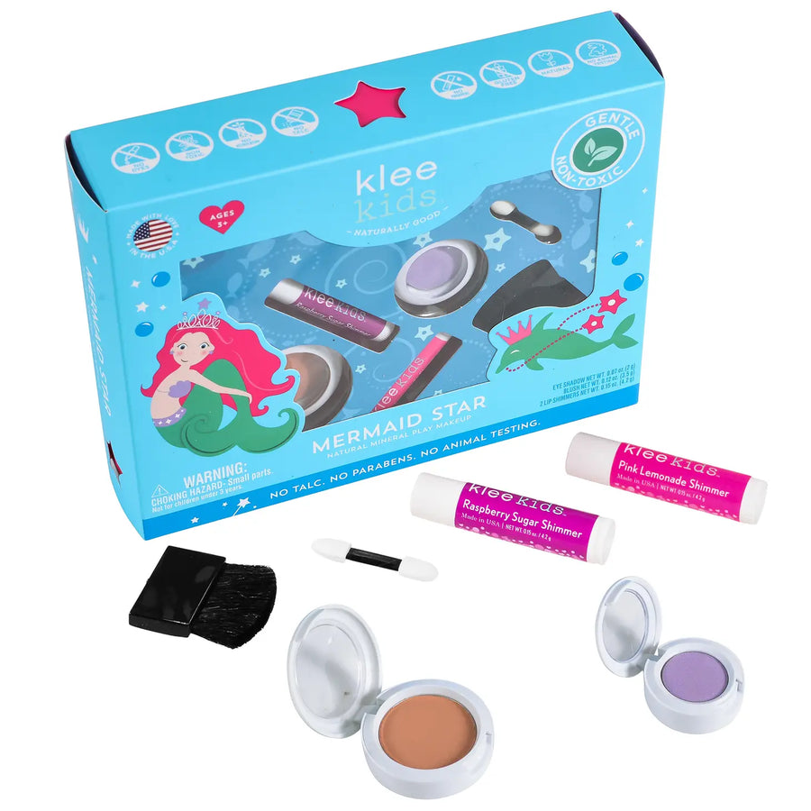 Mermaid Star - Klee Kids Natural Play Makeup 4-PC Kit