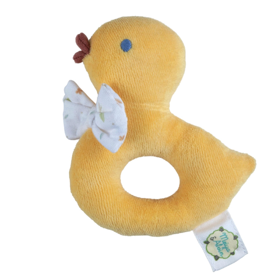 Tara the Duck - Baby Fabric Rattle