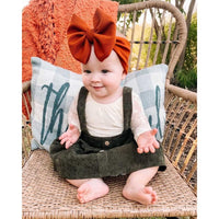 Olive Green Corduroy Suspender Skirt-Dresses-Bailey's Blossoms-9-12 M-bluebird baby & kids