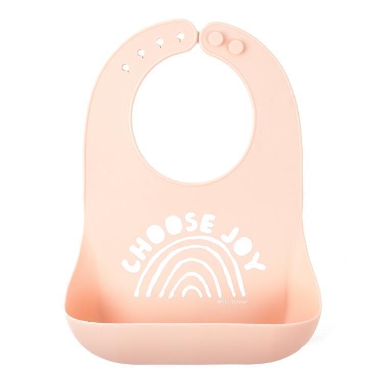 Choose Joy Silicone Bib-Bibs-Bella Tunno-bluebird baby & kids