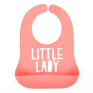 Little Lady Silicone Bib-Bibs-Bella Tunno-bluebird baby & kids