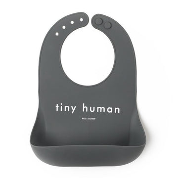 Tiny Human Silicone Bib-Bibs-Bella Tunno-bluebird baby & kids