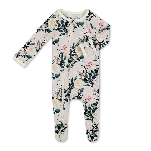 Gardenia Rose Footie-Pajamas-Bestaroo-Newborn-bluebird baby & kids