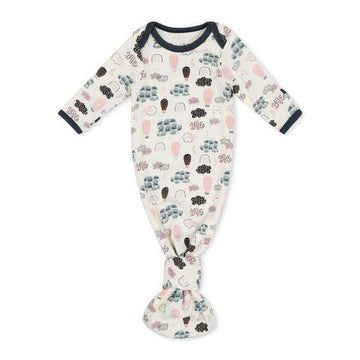 Sleepy Time Knotted Gown-Gowns-Bestaroo-0-3 months-bluebird baby & kids