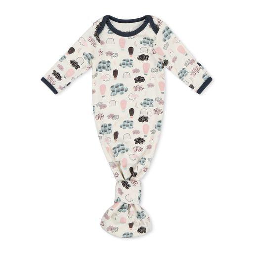 Sleepy Time Knotted Gown-Gowns-Bestaroo-0-3 months-bluebird baby & kids