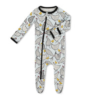 Spring Chicken Footie-Pajamas-Bestaroo-0-3 M-bluebird baby & kids