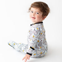 Spring Chicken Footie-Pajamas-Bestaroo-Newborn-bluebird baby & kids