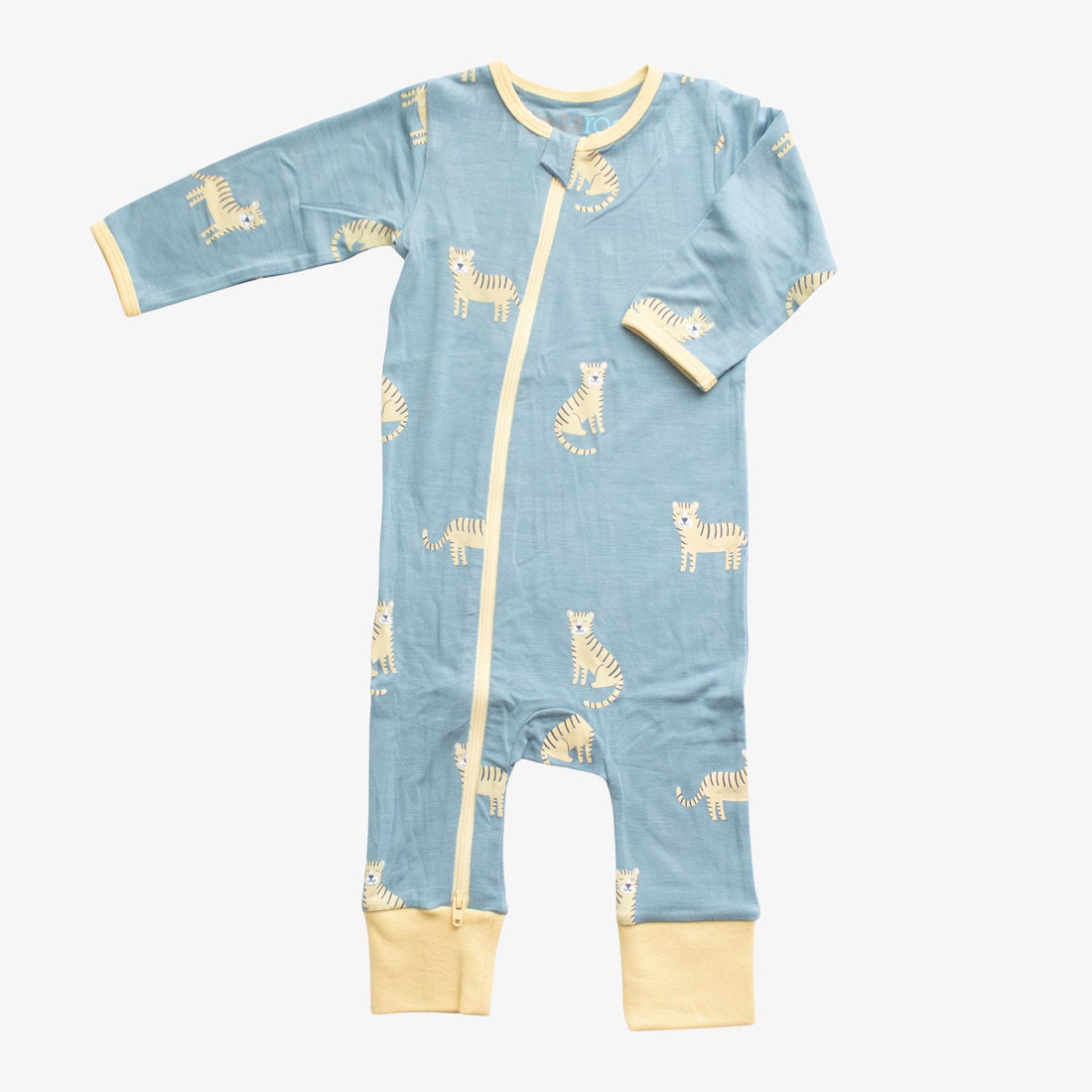 Tigers Romper-Pajamas-Bestaroo-6-12 M-bluebird baby & kids