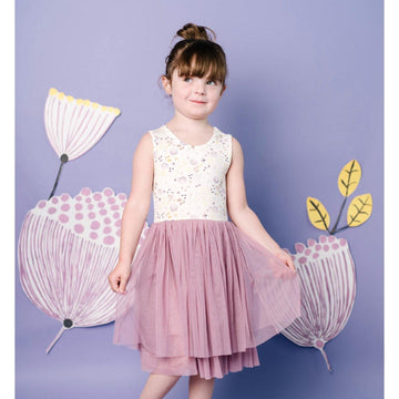 Garden Party Sleeveless Tutu Party Dress-Dresses-Bird & Bean-2-bluebird baby & kids
