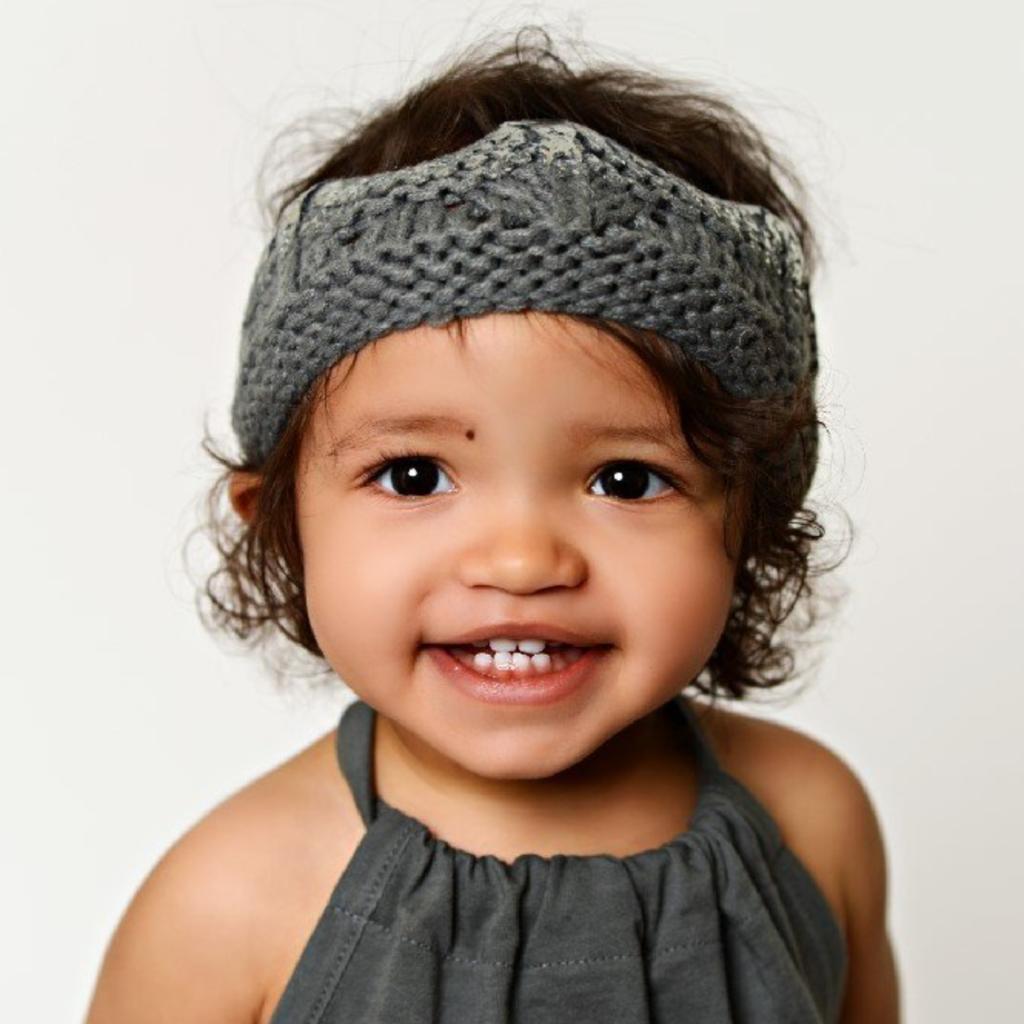 Silver and Gray Knit Birthday Crown-Hats-Blueberry Hill-XS-bluebird baby & kids