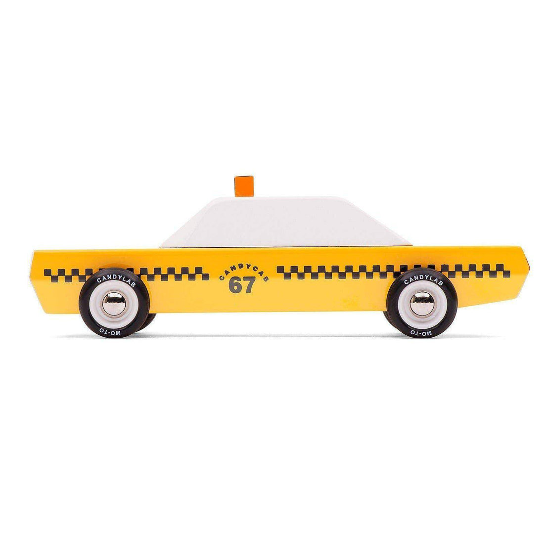 Taxi Cab Wooden Car-Wooden Toys-Candylab Toys-bluebird baby & kids