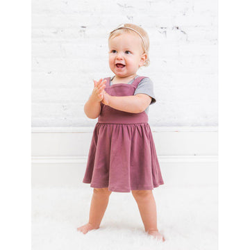Jolie Jumper - Berry-Dresses-Colored Organics-3-6 M-bluebird baby & kids