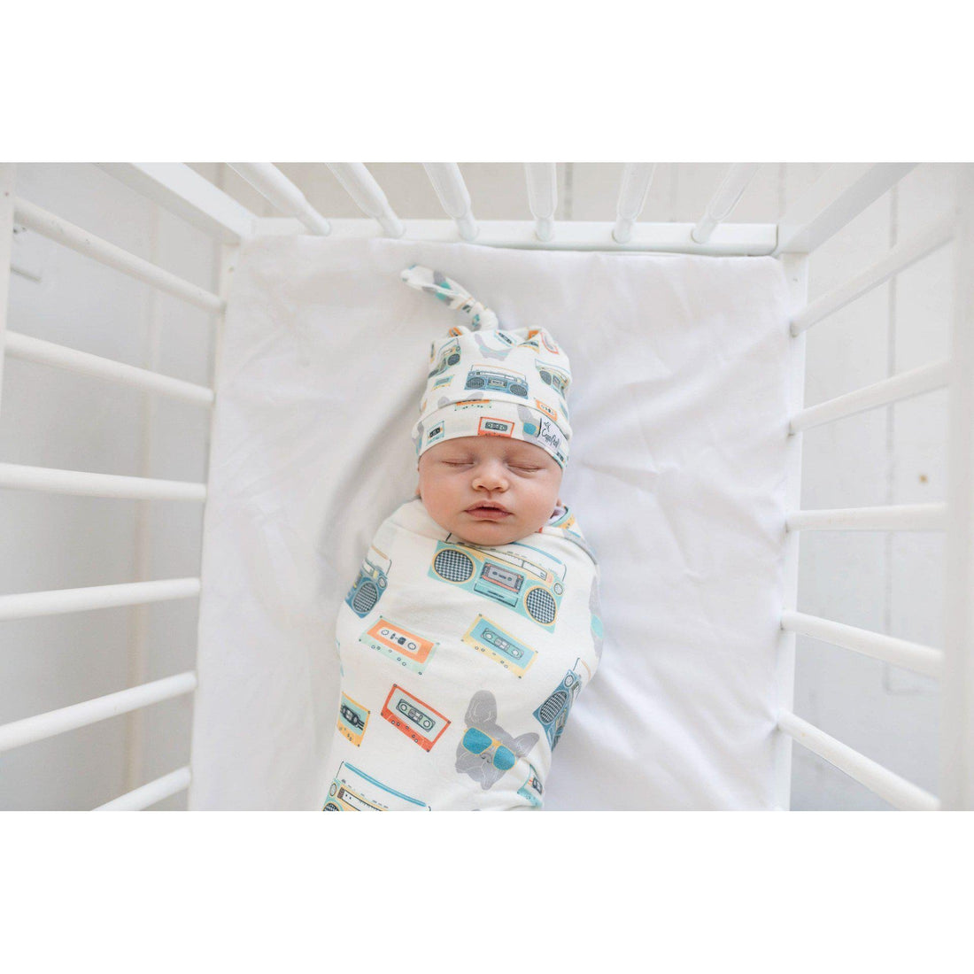 Bruno Newborn Top Knot Hat-Hats-Copper Pearl-bluebird baby & kids