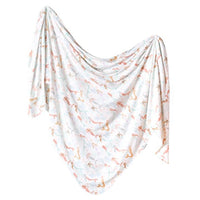 Coral Knit Swaddle Blanket-Swaddle Blankets-Copper Pearl-bluebird baby & kids