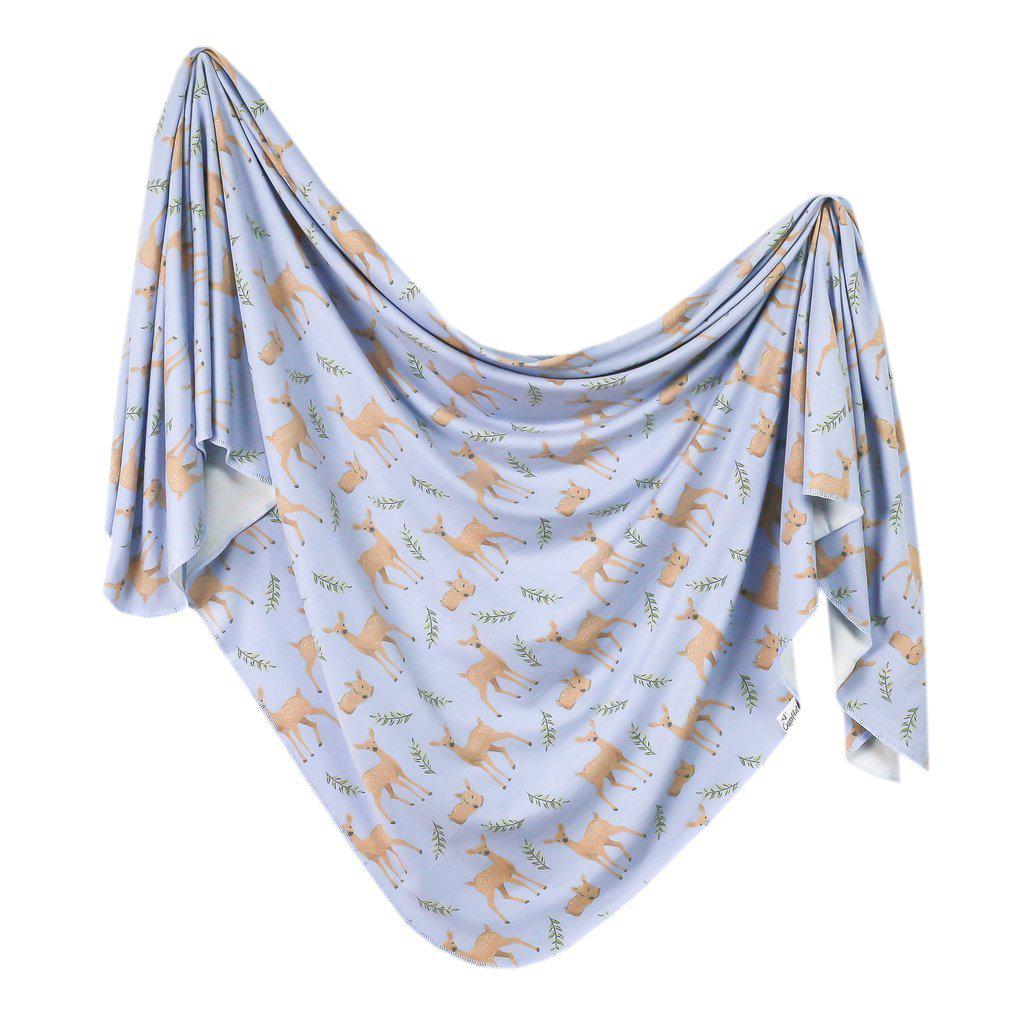 Doe Knit Swaddle Blanket-Swaddle Blankets-Copper Pearl-bluebird baby & kids