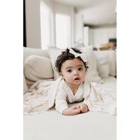 Kiana Knit Swaddle Blanket-Swaddle Blankets-Copper Pearl-bluebird baby & kids