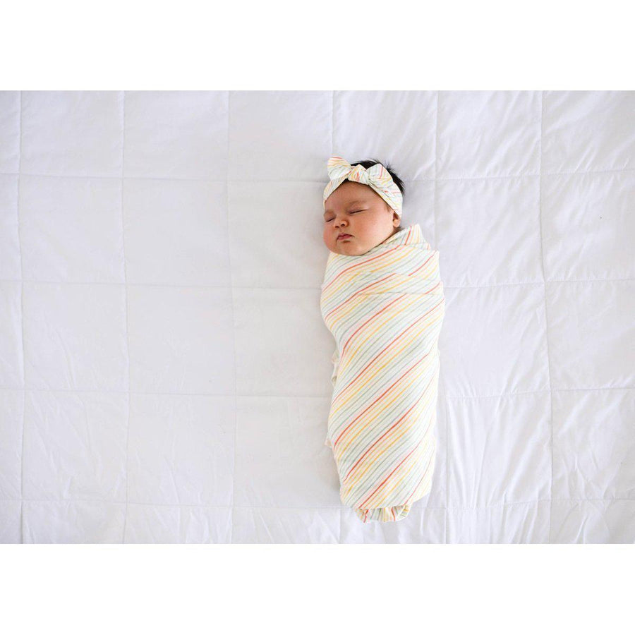 Rainee Knit Swaddle Blanket-Blankets & Loveys-Copper Pearl-bluebird baby & kids