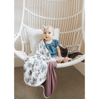 Rowan 3-Layer Quilt-Blankets & Loveys-Copper Pearl-bluebird baby & kids
