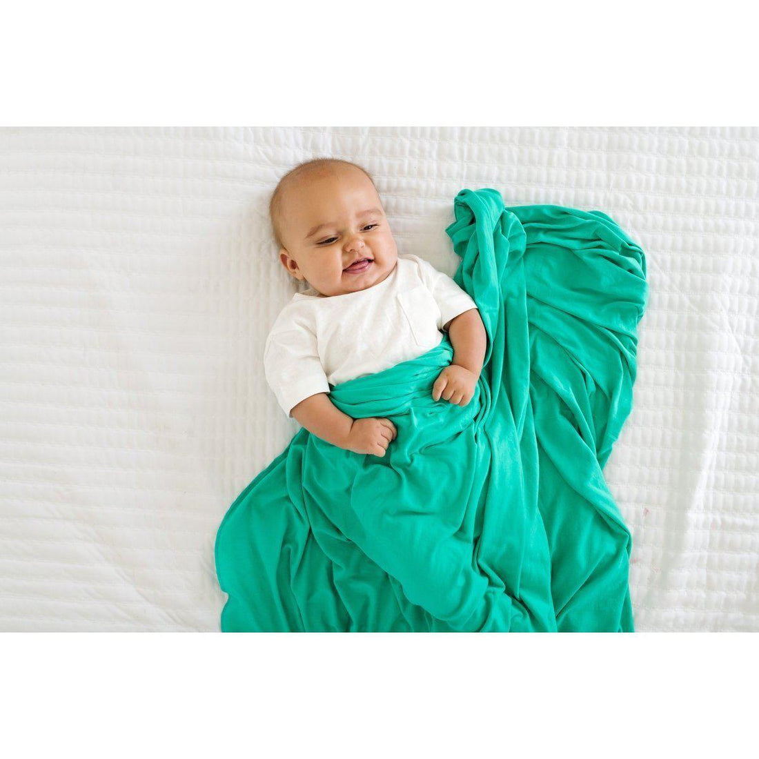 Spout Knit Swaddle Blanket-Blankets & Loveys-Copper Pearl-bluebird baby & kids