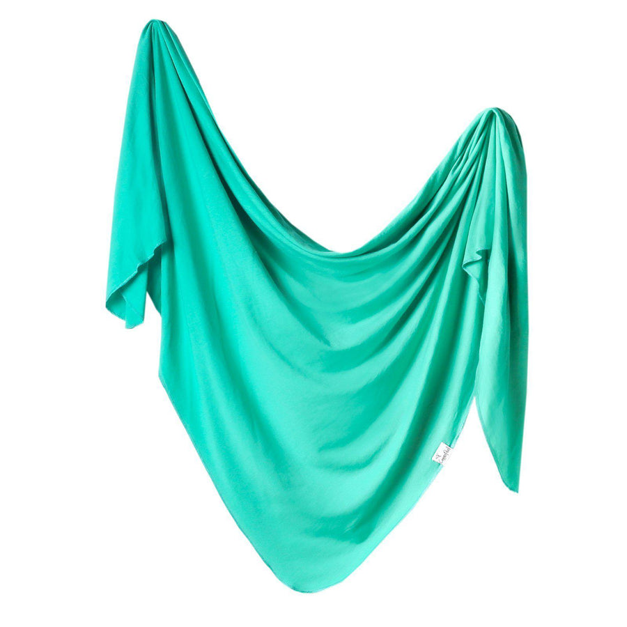 Spout Knit Swaddle Blanket-Blankets & Loveys-Copper Pearl-bluebird baby & kids