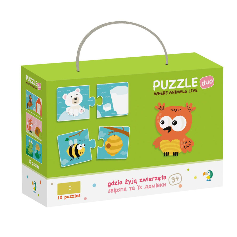 Where Animals Live - Matching Puzzle-Puzzles-Cubika-bluebird baby & kids
