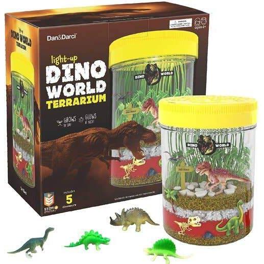 Light-Up Dino World Terrarium Kit-Educational Toys-Dan&Darci-bluebird baby & kids