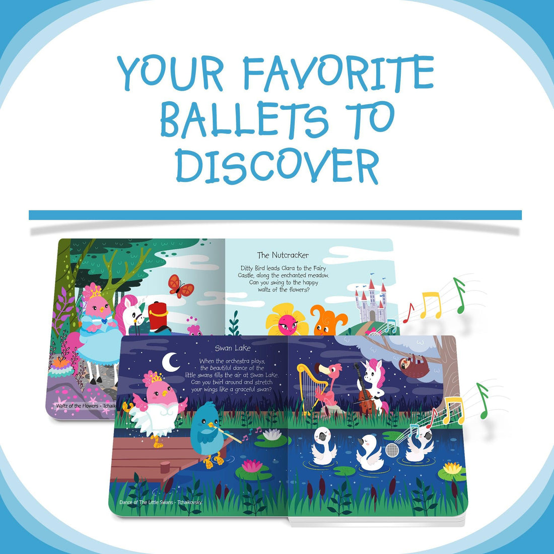 Ditty Bird Classical Ballet Music-Baby Activity Toys-Ditty Bird-bluebird baby & kids