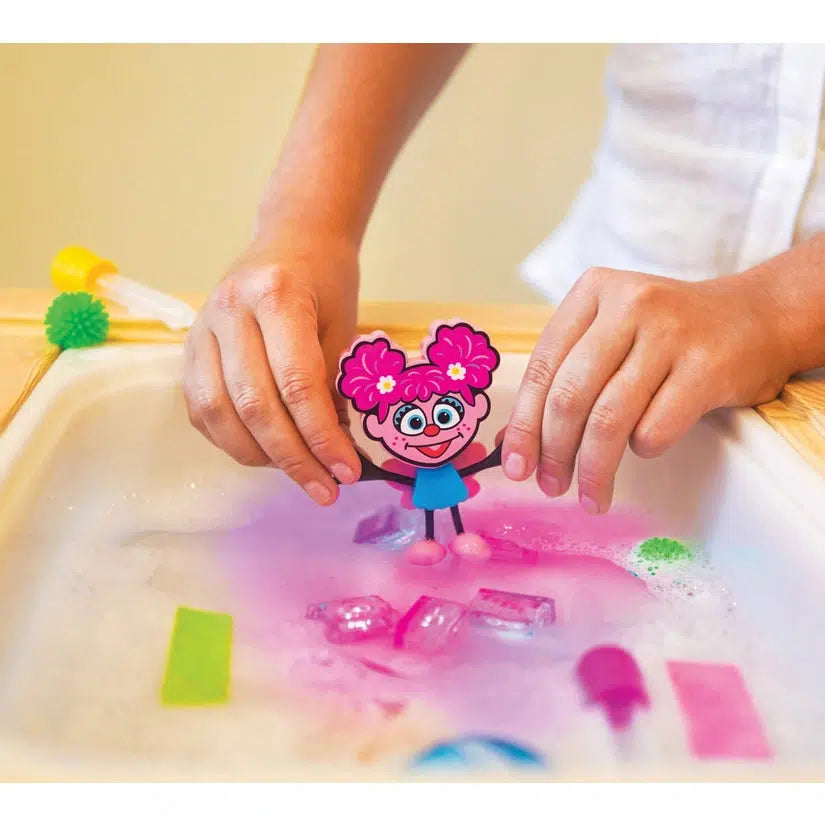 Abby Cadabby Sesame Street GloPal Character + 2 cubes-Bath Toys-GloPals-bluebird baby & kids