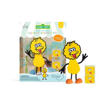 Big Bird Sesame Street GloPal Character + 2 cubes-Bath Toys-GloPals-bluebird baby & kids