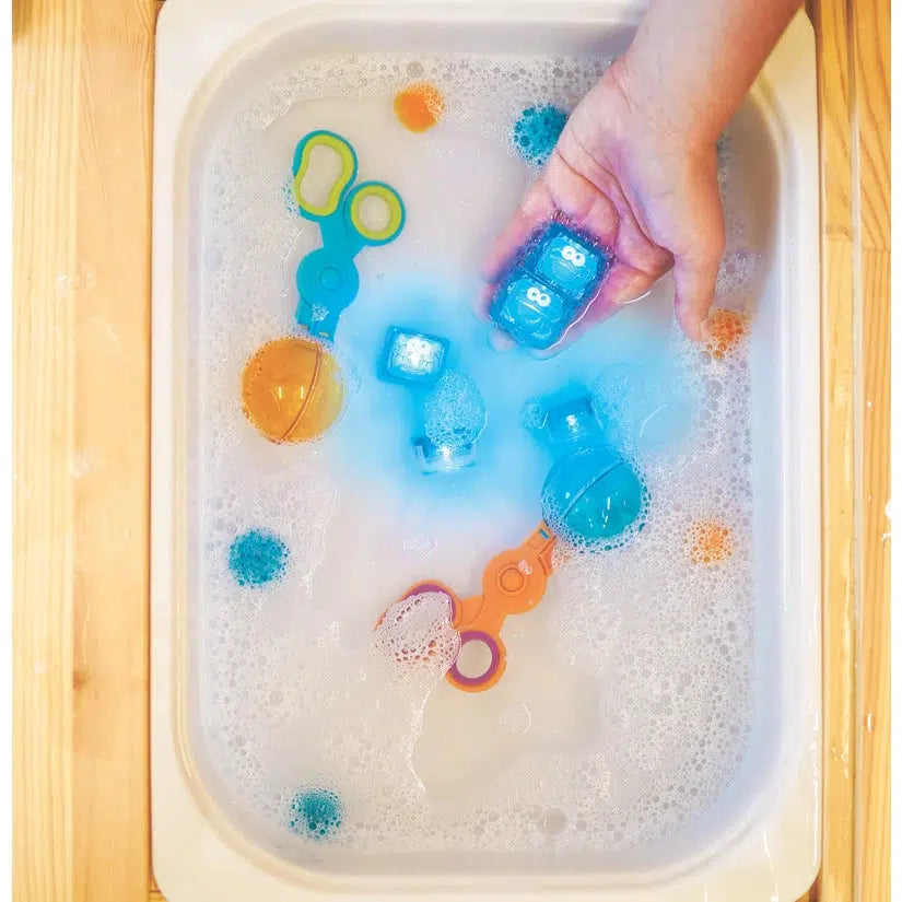 Cookie Monster Light Up Cubes-Bath Toys-GloPals-bluebird baby & kids