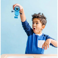 Cookie Monster Sesame Street GloPal Character + 2 cubes-Bath Toys-GloPals-bluebird baby & kids