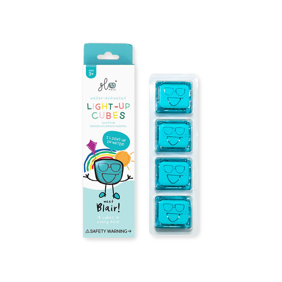 GloPals: Light Up Cubes-Bath Toys-GloPals-Blue-bluebird baby & kids