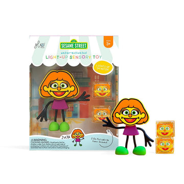 Julia Sesame Street GloPal Character + 2 cubes-Bath Toys-GloPals-bluebird baby & kids