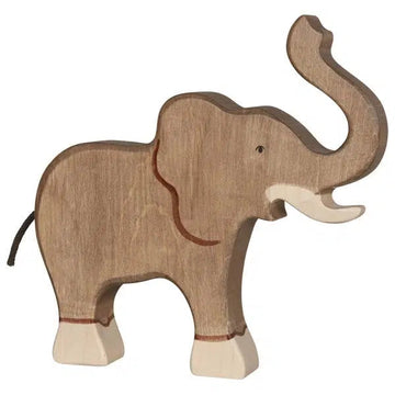 Holztiger Elephant Trunk Raised Wooden Toy-Wooden Toys-Goki America-bluebird baby & kids