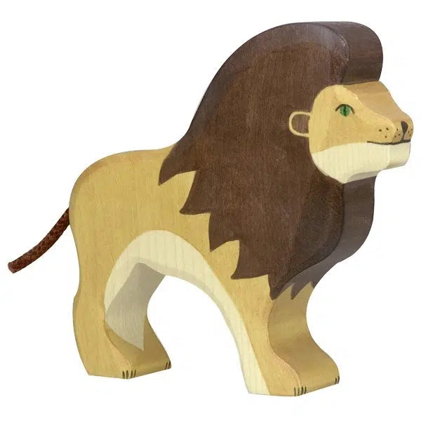 Holztiger Lion Toy-Wooden Toys-Goki America-bluebird baby & kids