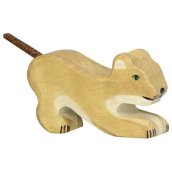Holztiger Small playing Lion Toy-Wooden Toys-Goki America-bluebird baby & kids