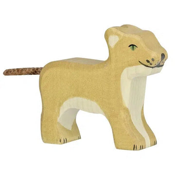 Holztiger Small standing Lion Toy-Wooden Toys-Goki America-bluebird baby & kids