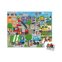 City Life - 36 Piece Puzzle-Puzzles-Janod-bluebird baby & kids