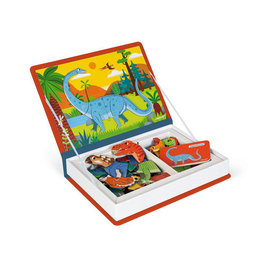 Dinosaurs Magnetibook-Activity Book-Janod-bluebird baby & kids