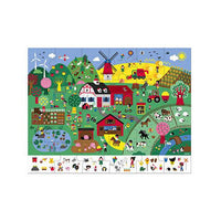 Observation Puzzle - The Farm - 24 PIECES-Puzzles-Janod-bluebird baby & kids