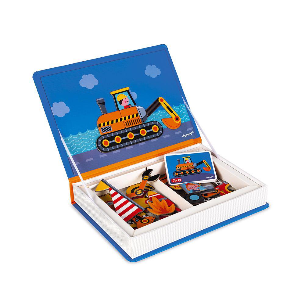Racers Magnetibook-Activity Book-Janod-bluebird baby & kids